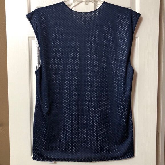Mens Vintage Y2K Nike Reversible Jersey Athletic Sleeveless Top Size Large - Picture 3 of 7